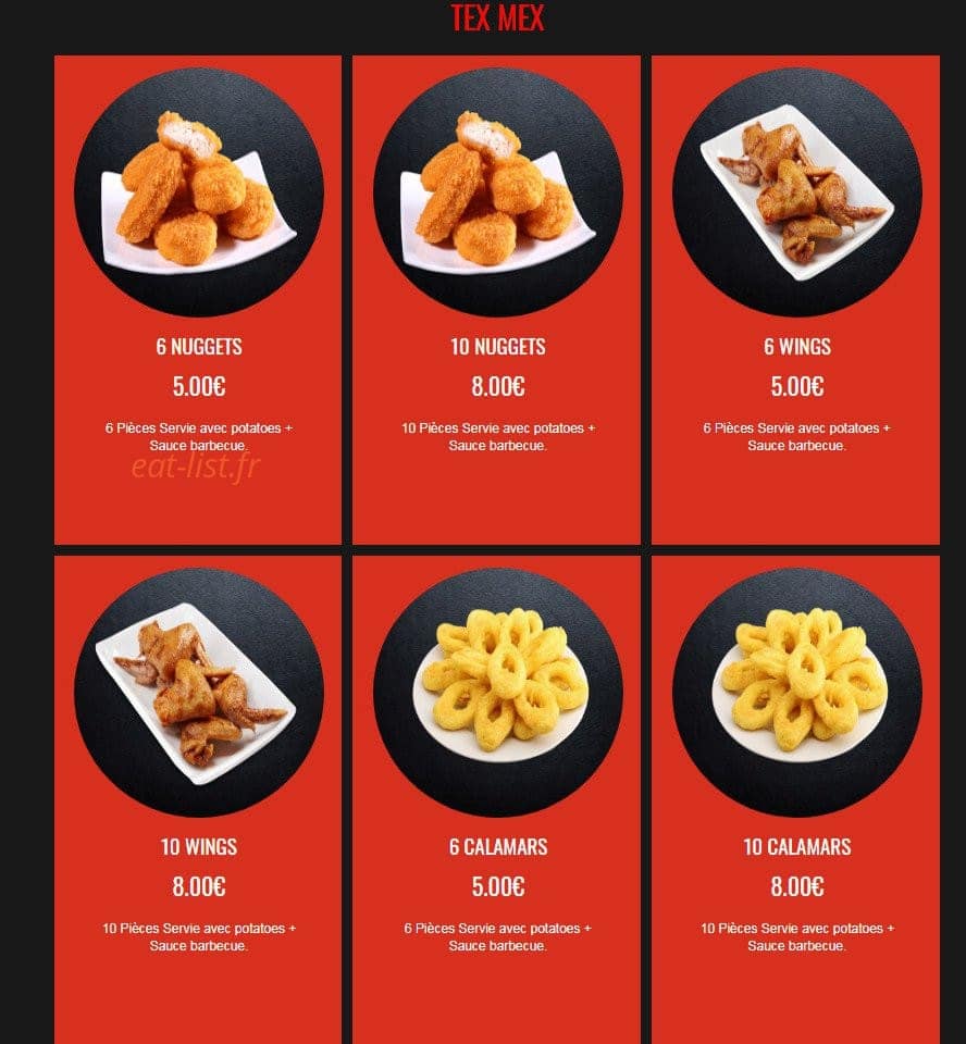 Pizza Food — carte page 18