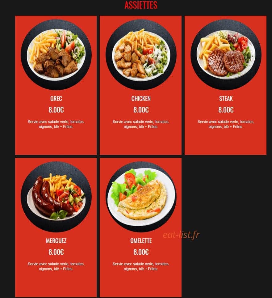 Pizza Food — carte page 11