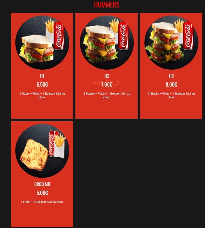 Pizza Food — carte page 15