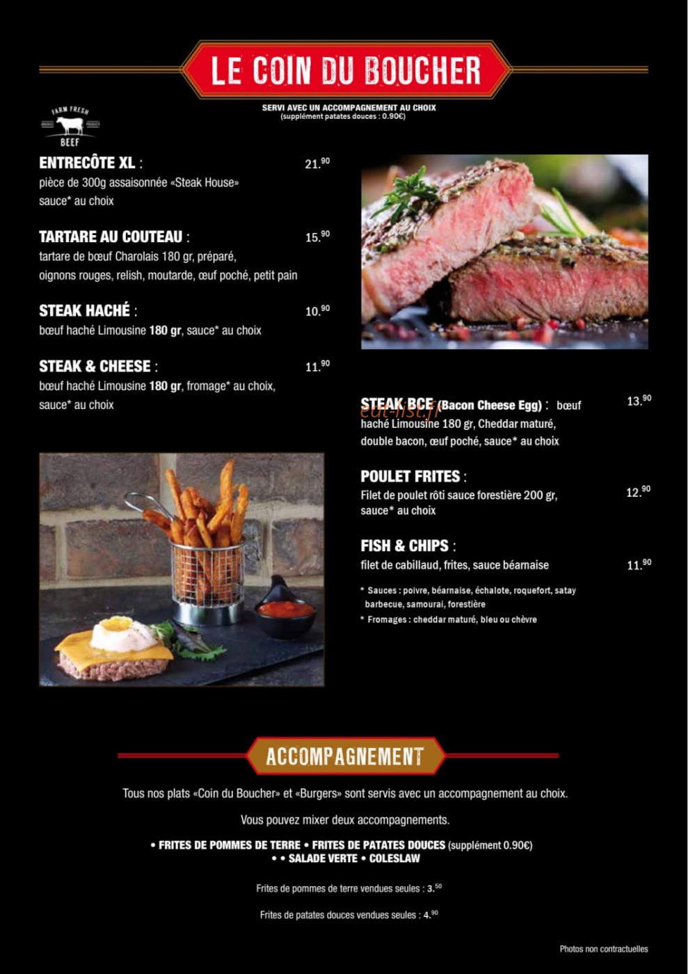 The Yards — carte page 5