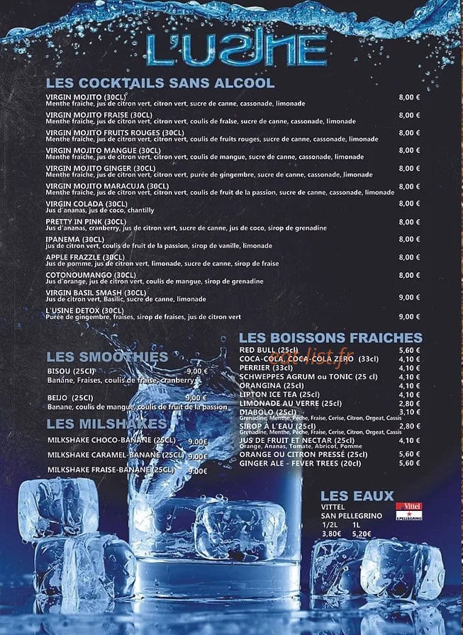L'Usine — carte page 5