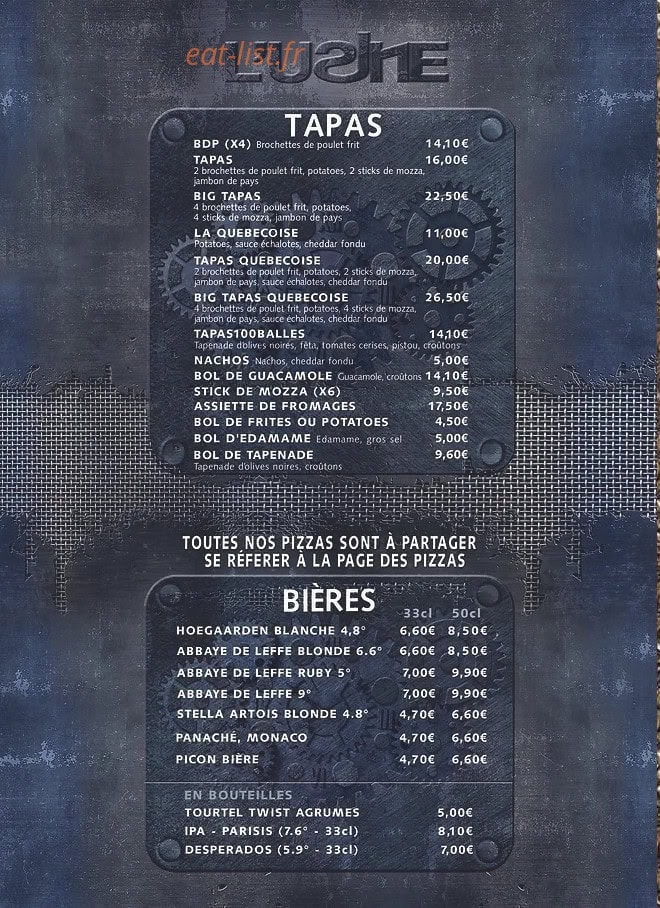 L'Usine — carte page 3