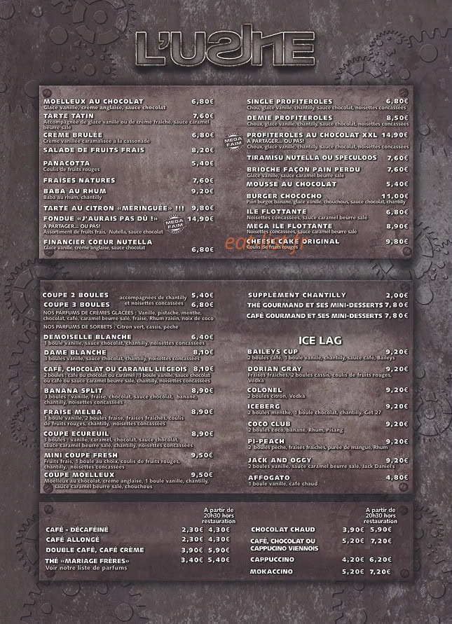 L'Usine — carte page 11