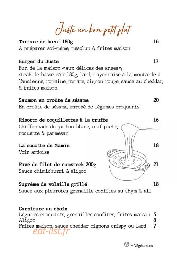 Juste — carte page 3