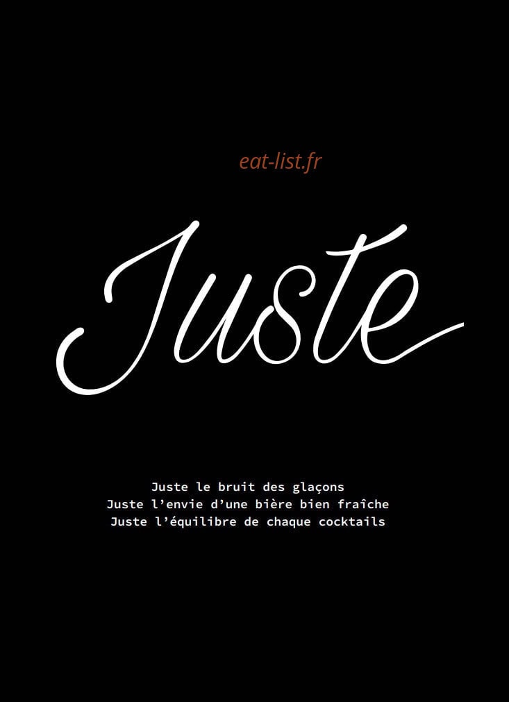 Juste — carte page 1