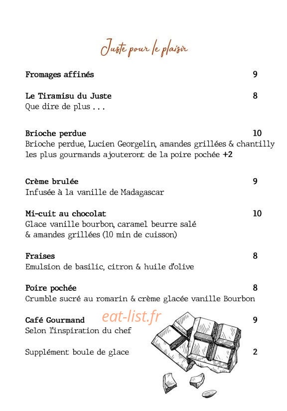 Juste — carte page 8