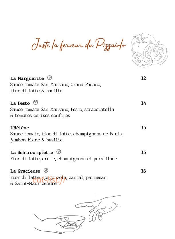 Juste — carte page 5