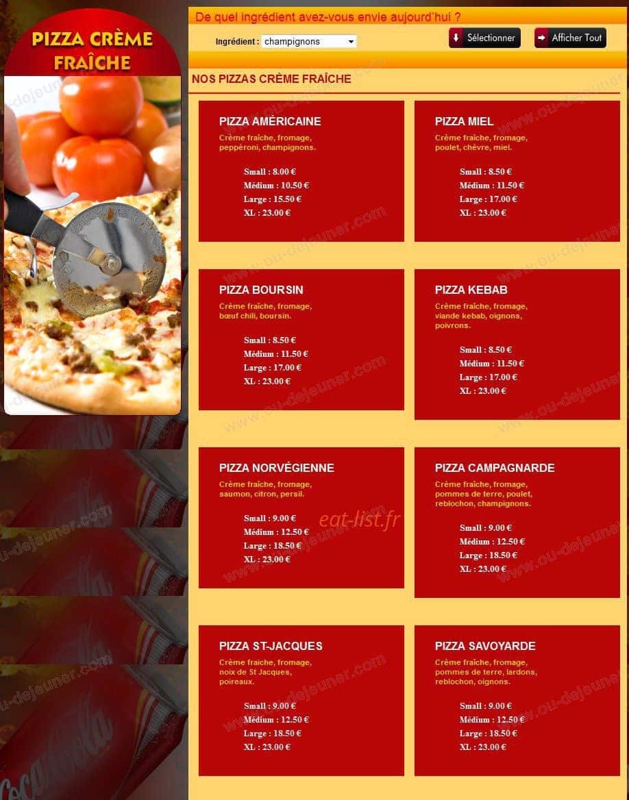 Pizza Liva — carte page 3