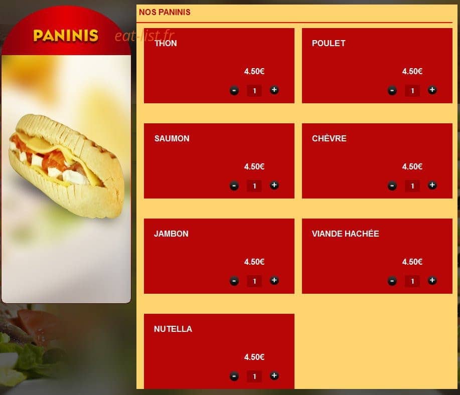 Pizza Liva — carte page 8