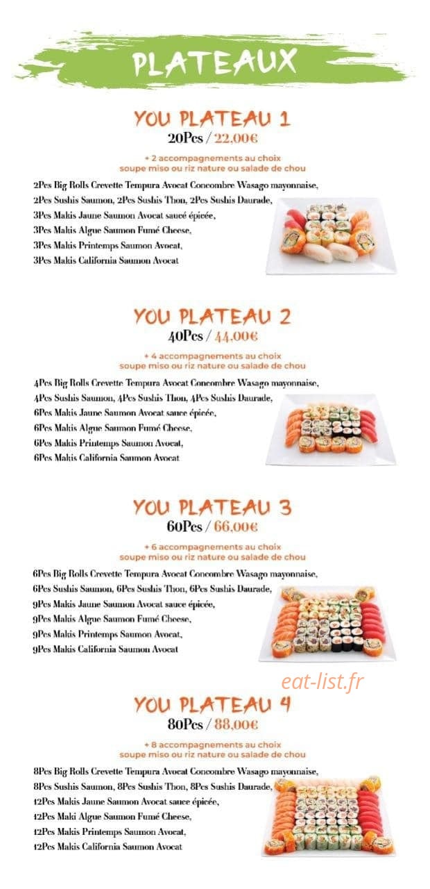 Sushi-You — carte page 9