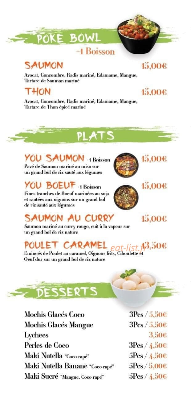 Sushi-You — carte page 10