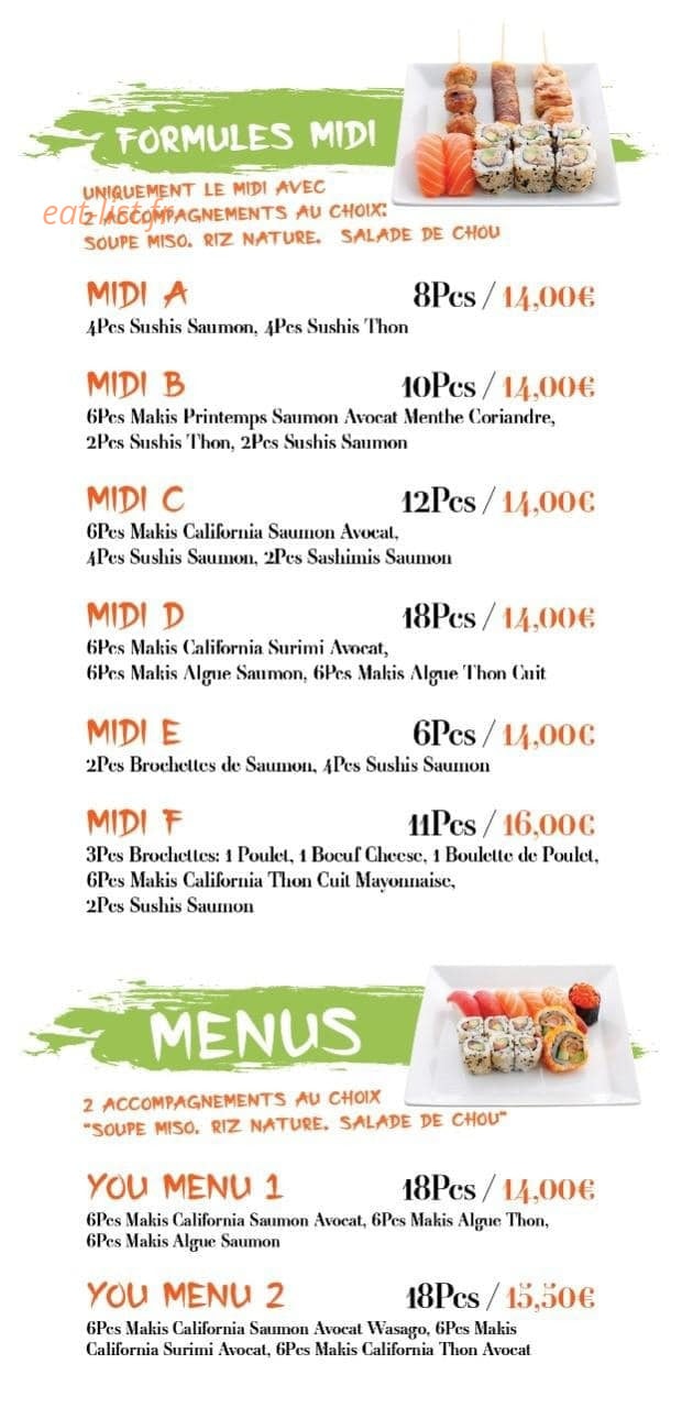 Sushi-You — carte page 6