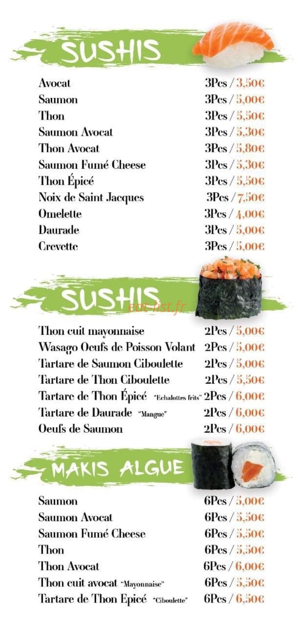 Sushi-You — carte page 2