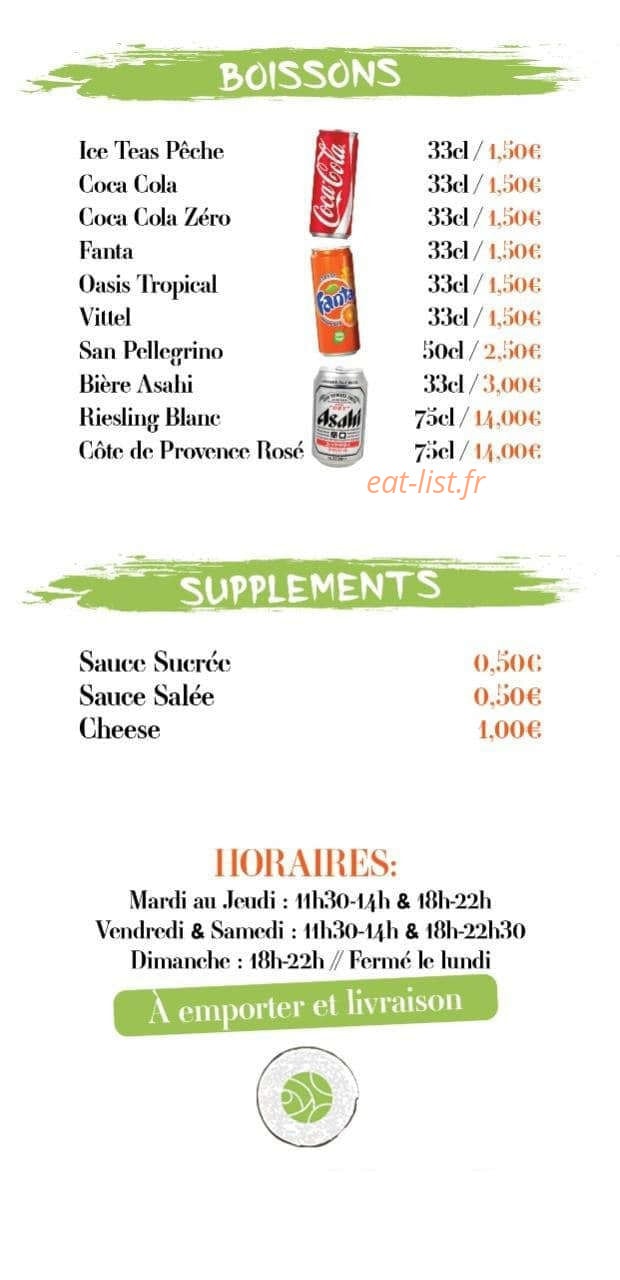 Sushi-You — carte page 12