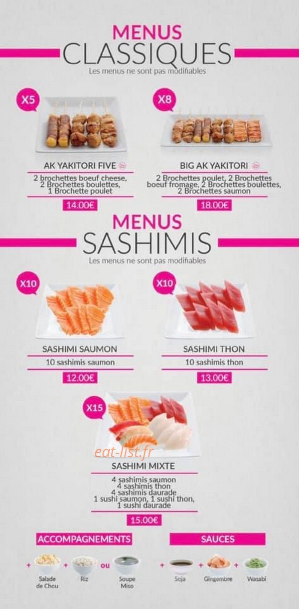 Ak Sushi — carte page 11
