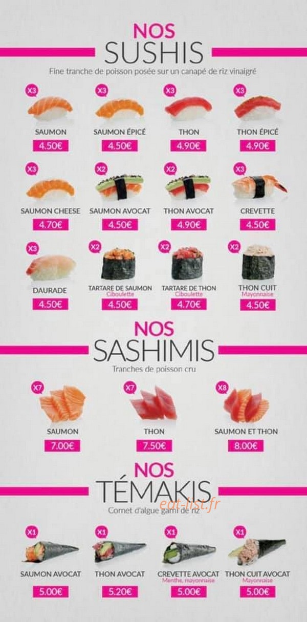 Ak Sushi — carte page 12