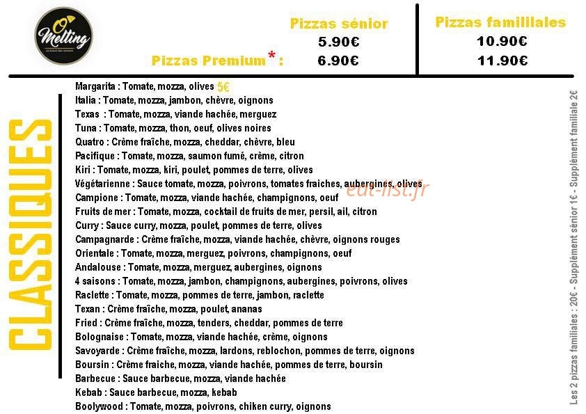 O'Melting Fusion — carte page 3