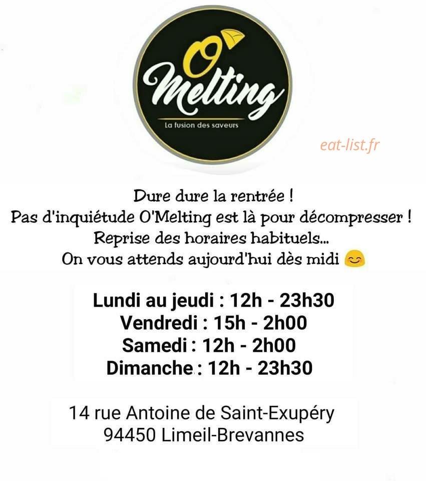 O'Melting Fusion — carte page 1