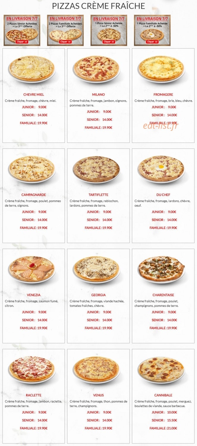 Royal Pizza — carte page 6