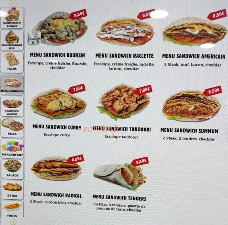Yankee's — carte page 2
