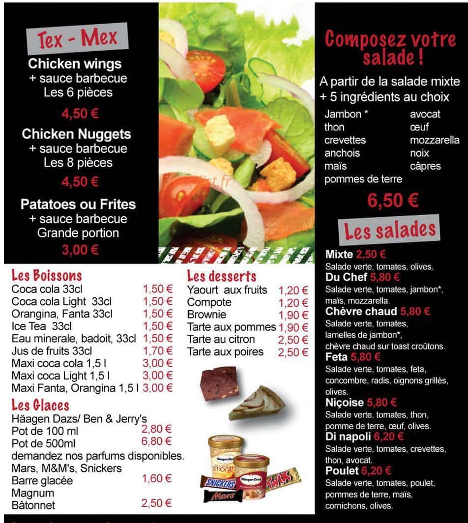 Pizza Dinapoli — carte page 3