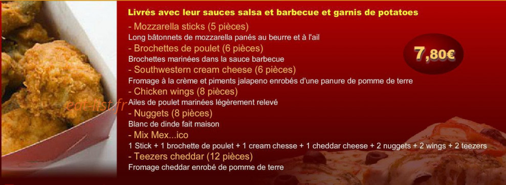 Pizza Service — carte page 8