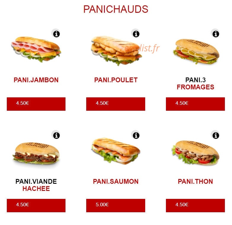 Subito pizza — carte page 5