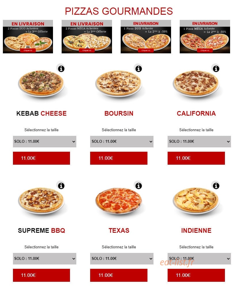 Subito pizza — carte page 4