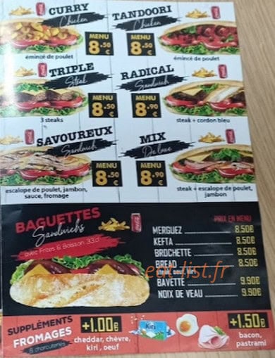 Bread and smash — carte page 2