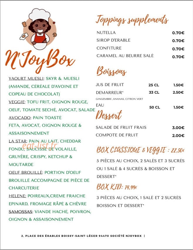 N'JoyBox — carte page 3