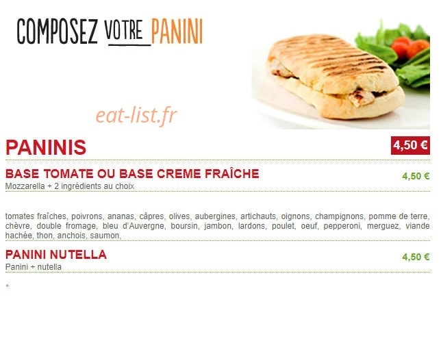 Freepizza — carte page 8