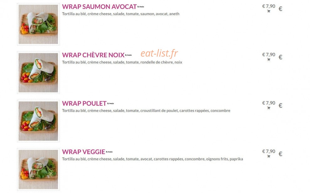 Hawai poke — carte page 3