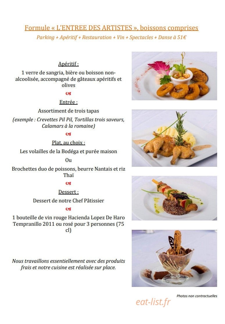 Bodega Féria — carte page 2