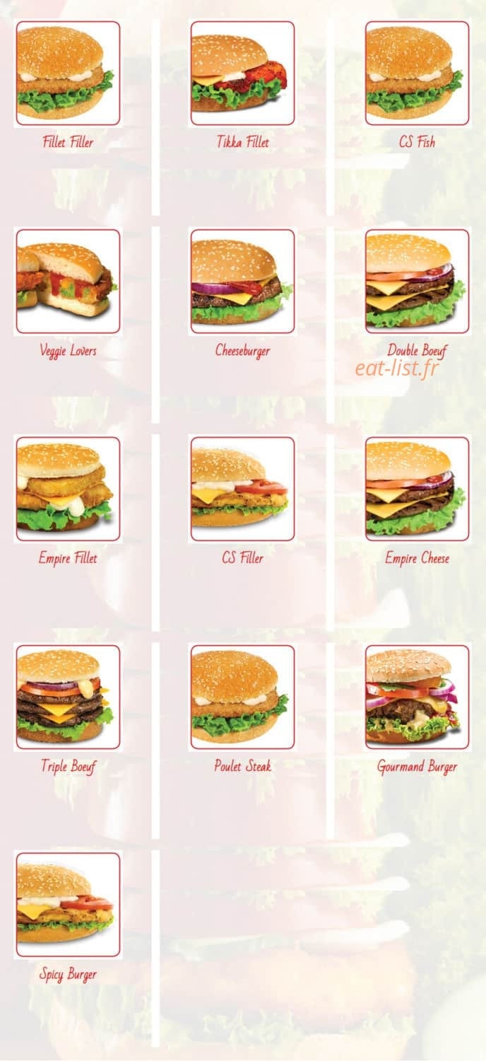 Chicken spot — carte page 4