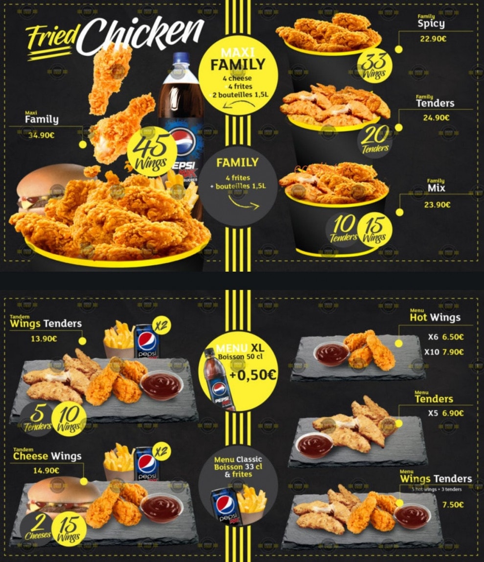 Chicken Street — carte page 3