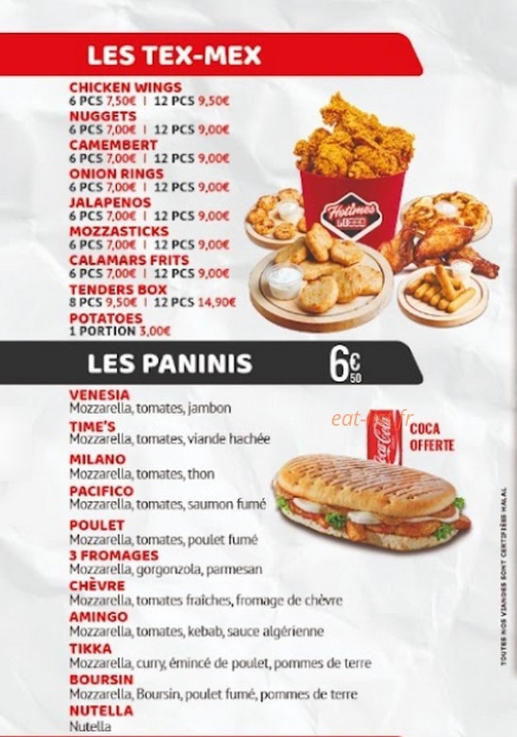Hotimes Pizza — carte page 5