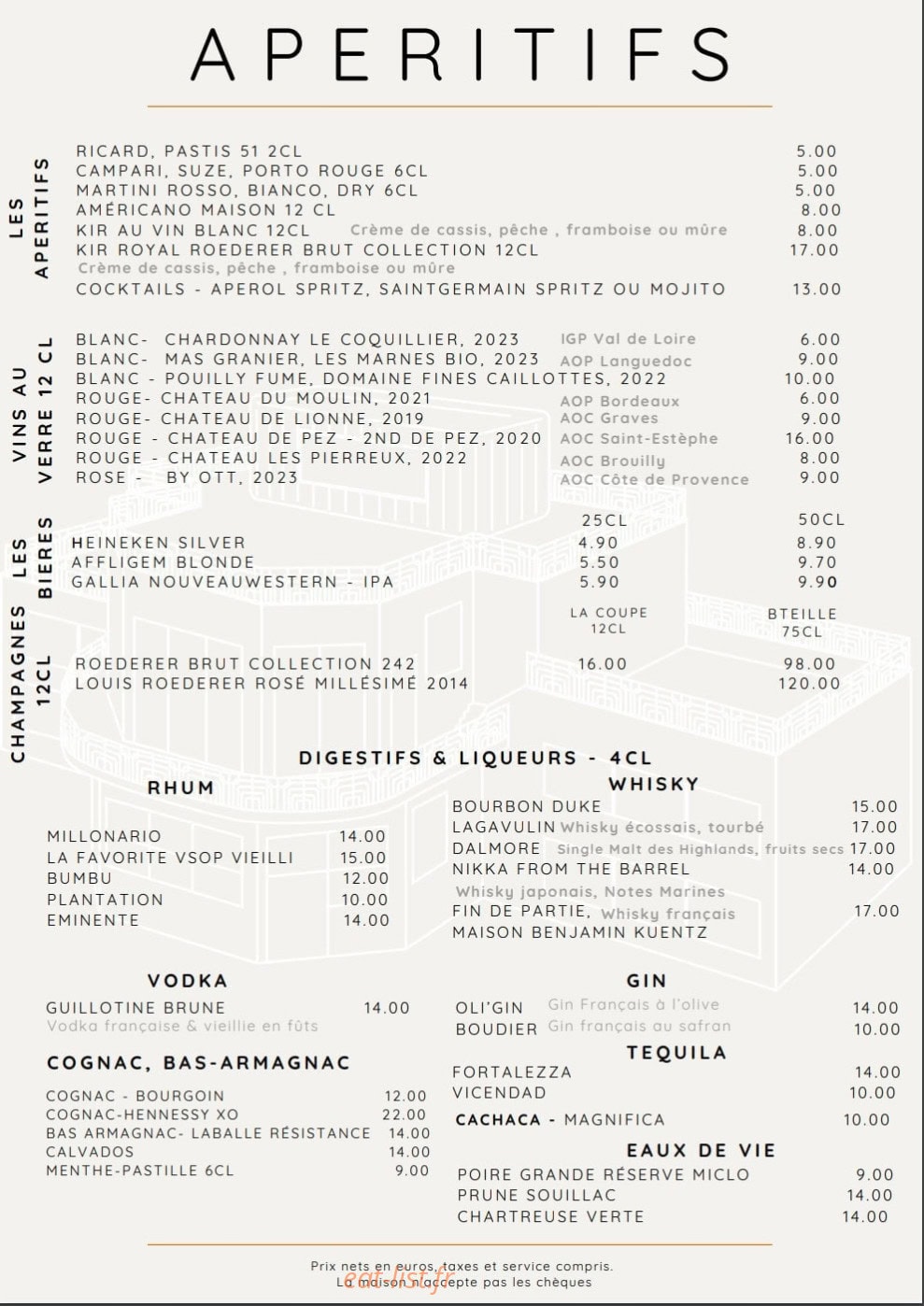 La Table du Cam — carte page 4