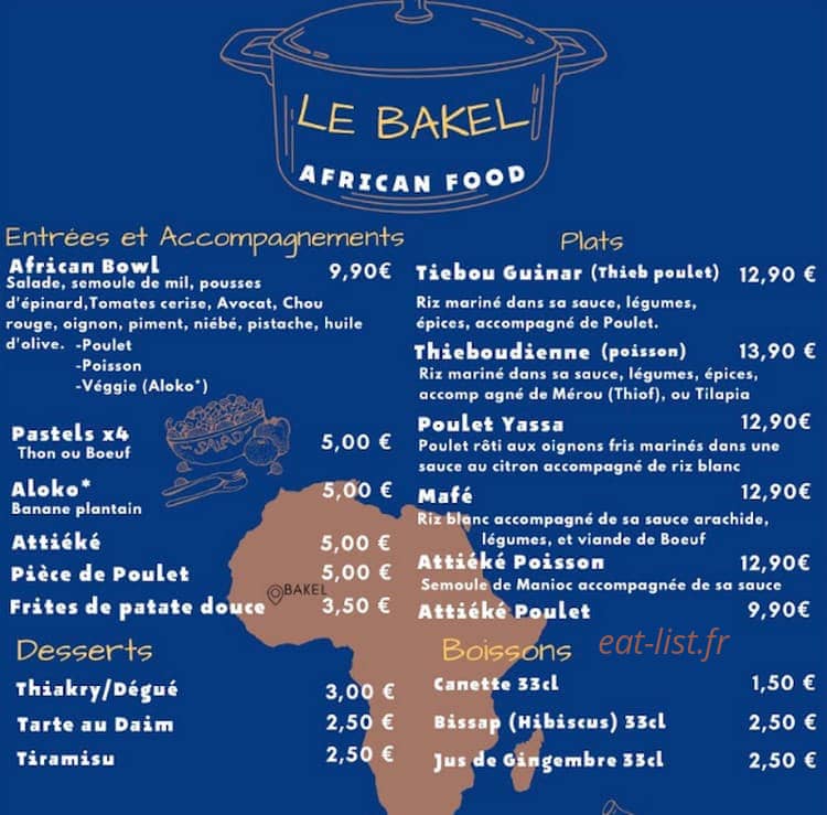 Le Bakel — carte page 1