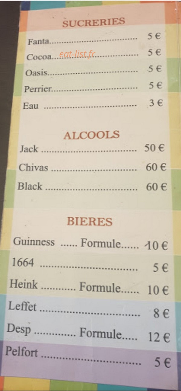 Le Griffe — carte page 2