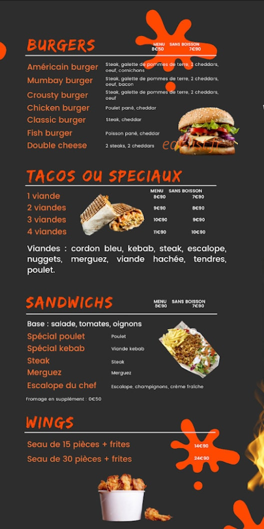 Mumbay Grill — carte page 3