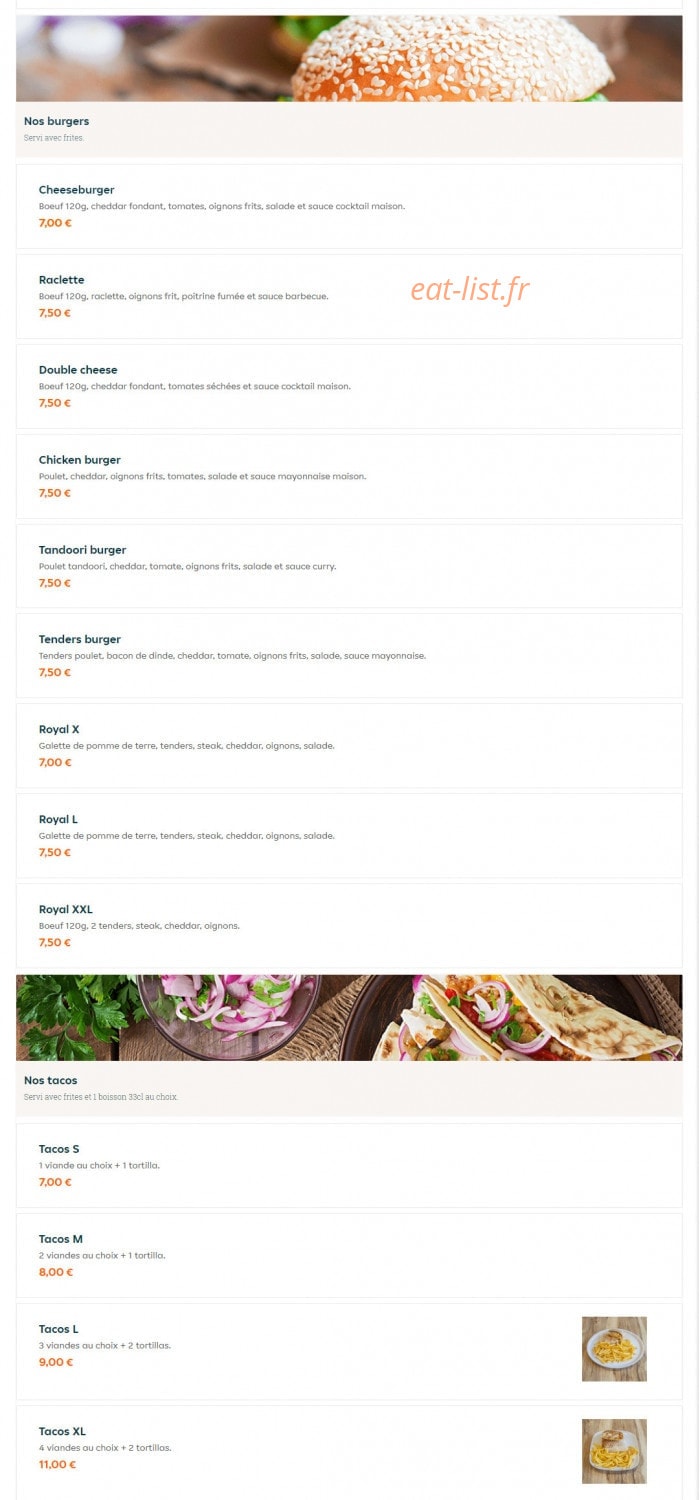 Naan Stop Pizza — carte page 12