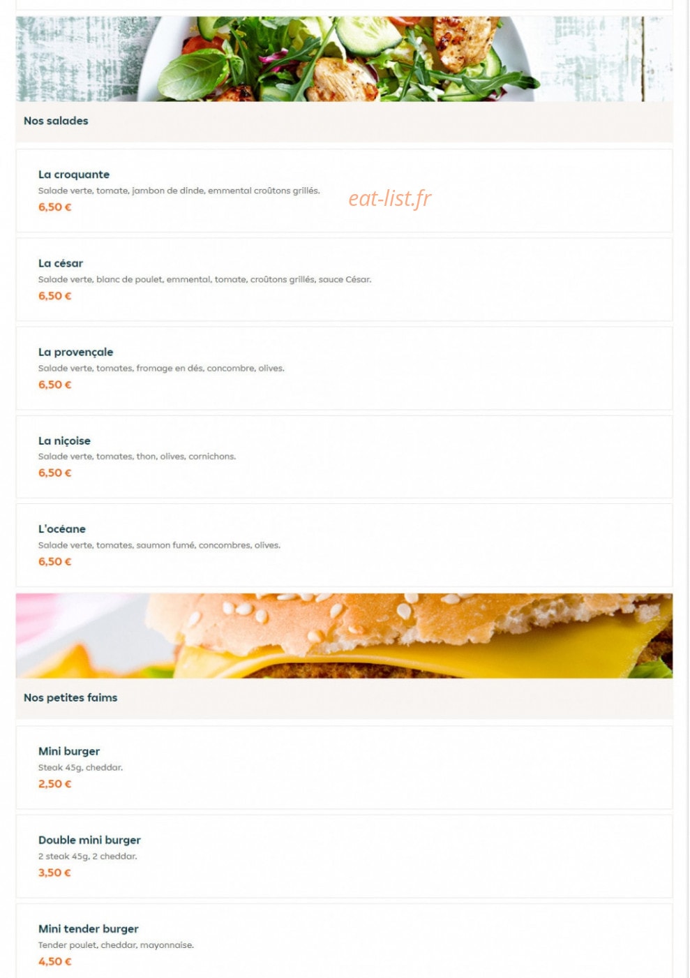 Naan Stop Pizza — carte page 16