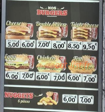 Restaurant Chez Yunus — carte page 3
