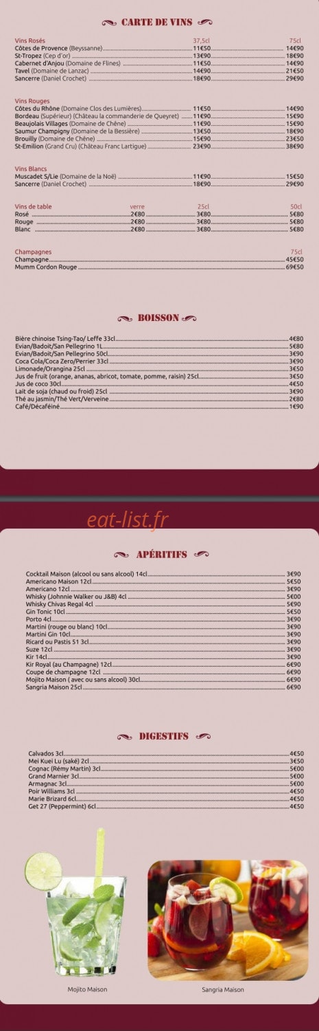 Soleil Levant — carte page 7