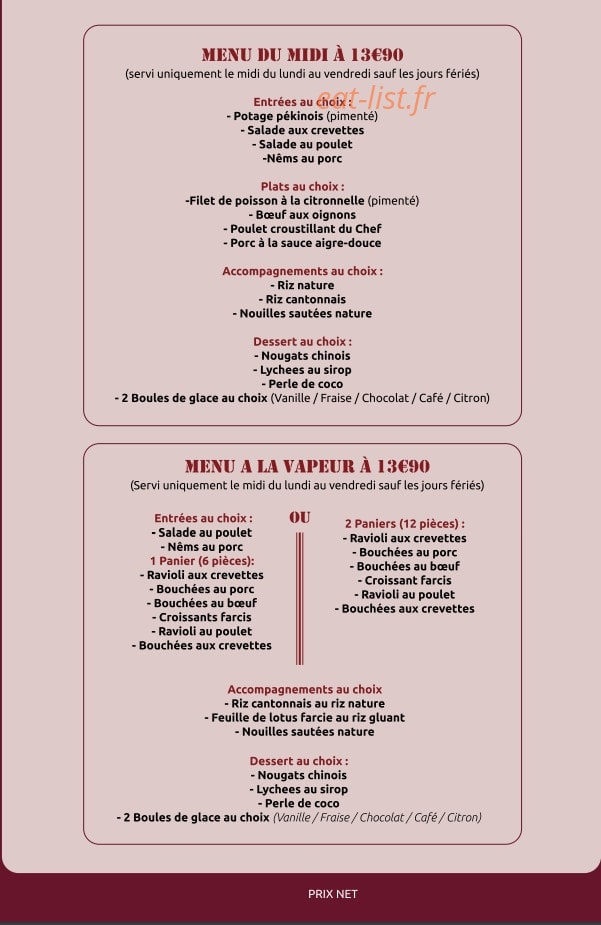 Soleil Levant — carte page 6