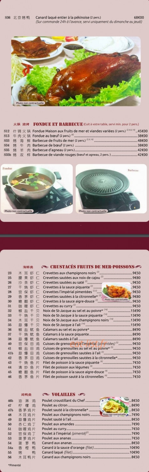Soleil Levant — carte page 4