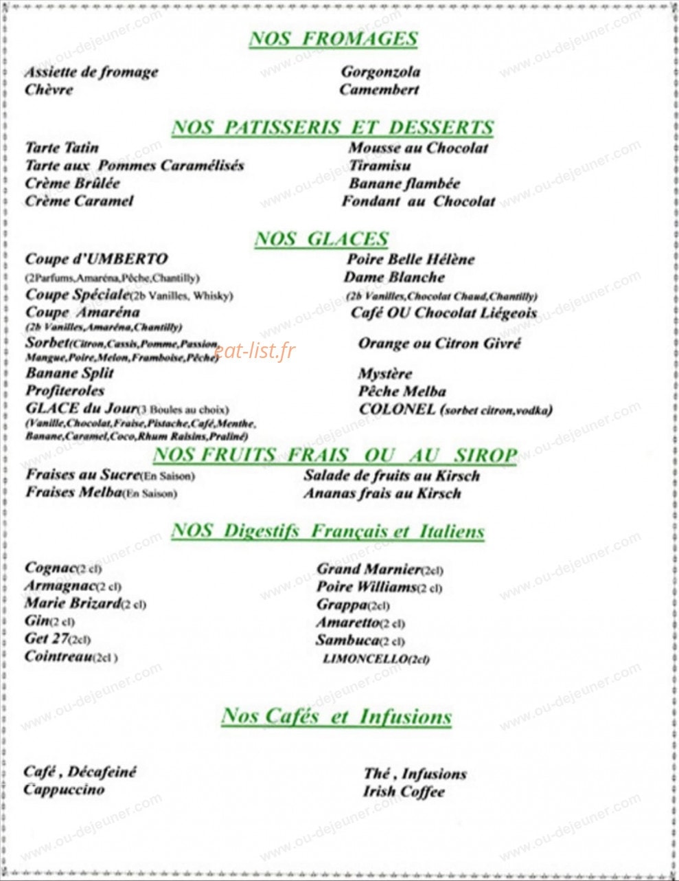 Tavernia d'Umberto — carte page 5