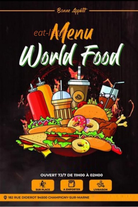 World Food — carte page 1