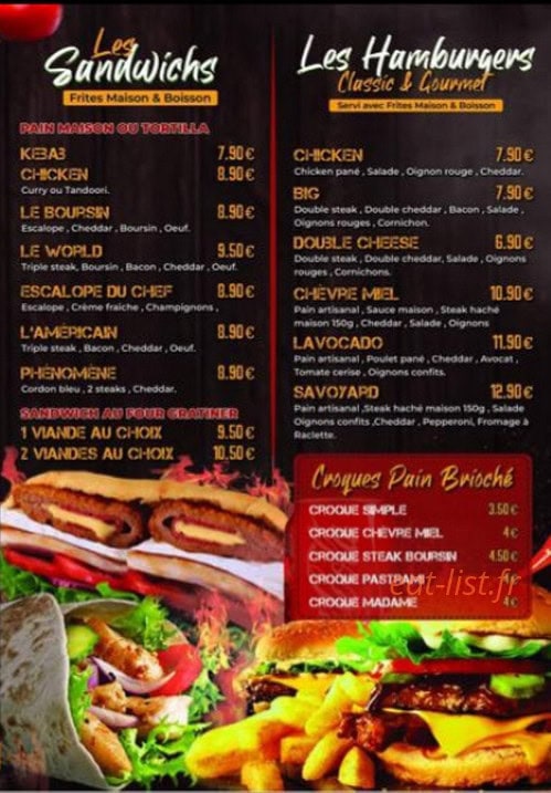 World Food — carte page 2