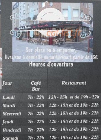 Café De la Mairie — carte page 1